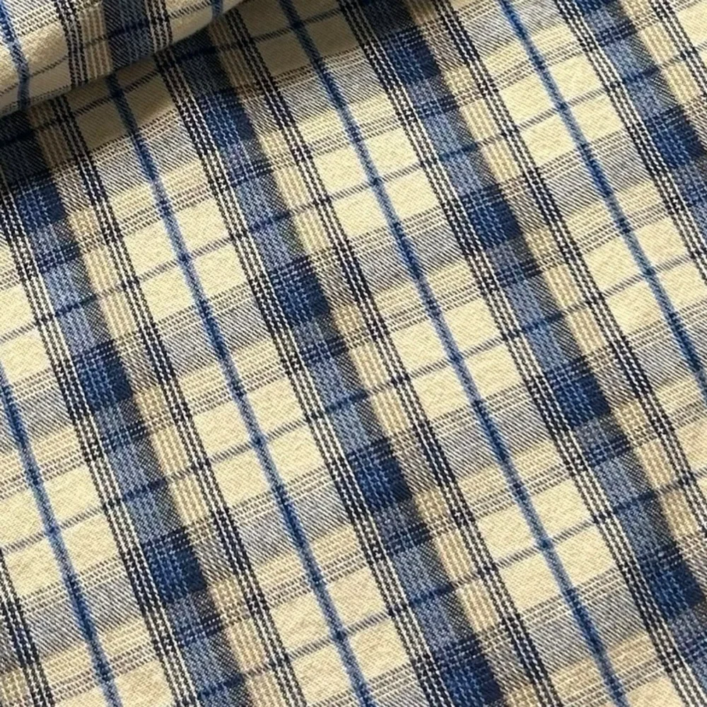 L.L. Bean Blanket Lined Shirt Jacket Flannel Workwear Blue Men’s L